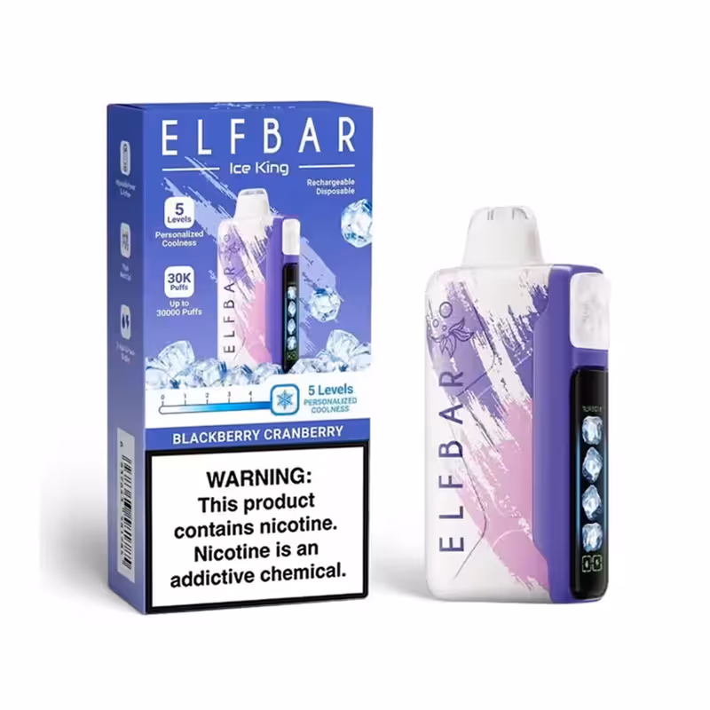 Elf Bar Ice King Blackberry Cranberry 30,000 Puffs