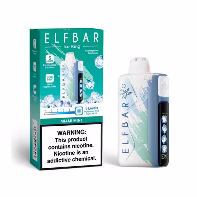 Elfbar Ice King Miami Mint 30,000 Puffs