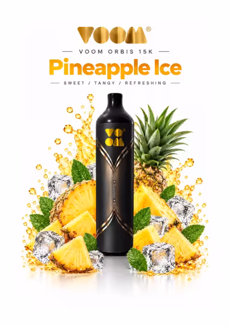 Voom Orbis 15,000 Puffs Pineapple Ice Disposable