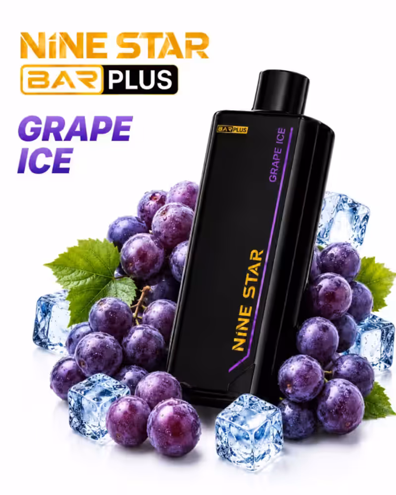 Nine Star Bar Plus 20,000 Puffs Grape Ice Pod Kit
