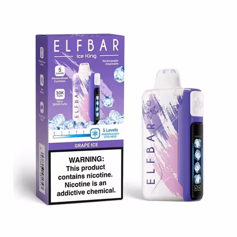 Elfbar Ice King Grape Ice 30,000 Puffs Disposable