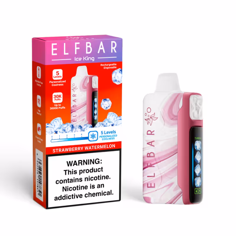 Elfbar Ice King Strawberry Watermelon 30,000 Puffs
