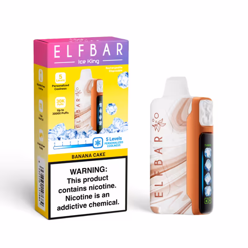 Elfbar Ice King Banana Cake 30,000 Puffs
