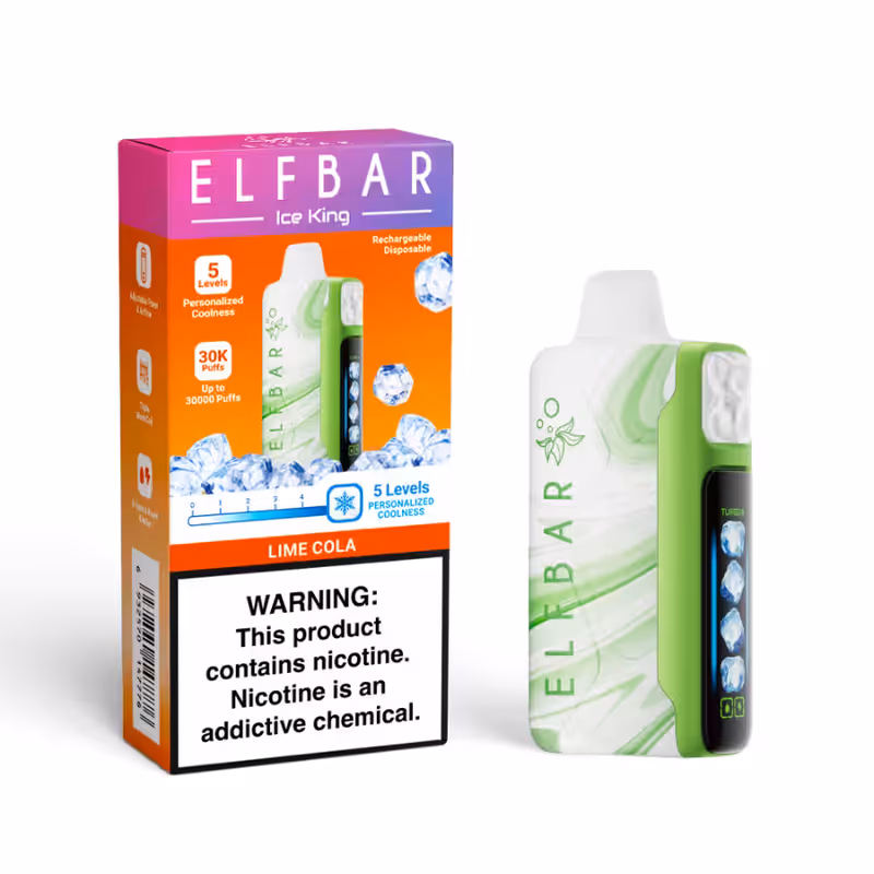 Elf Bar Ice King Lime Cola 30,000 Puffs