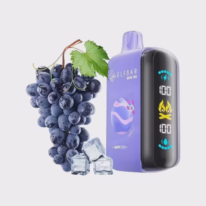 Elfbar Raya 25,000 Puffs Grape Ice