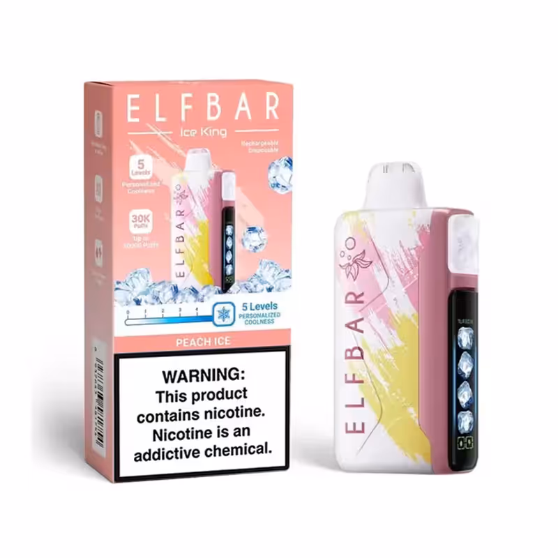 Elfbar Ice King Peach Ice 30,000 Puffs