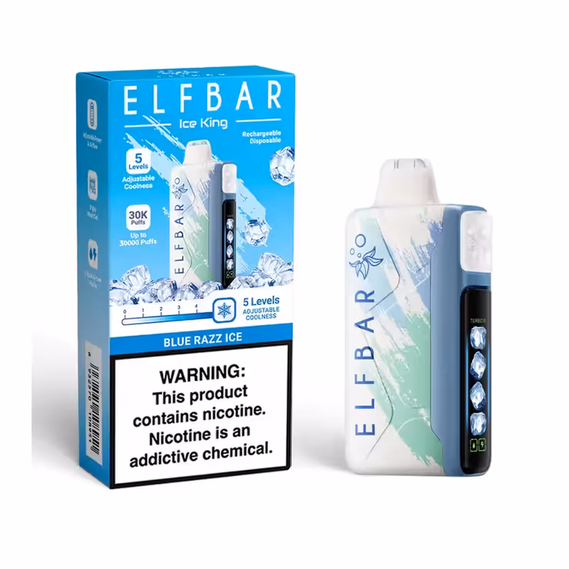 Elf Bar Ice King Blue Razz Ice 30,000 Puffs